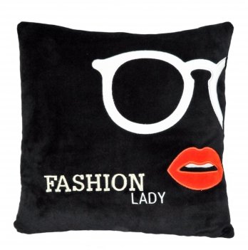 Декоративная подушка Тигрес Fashion lady Черный ПД-0368