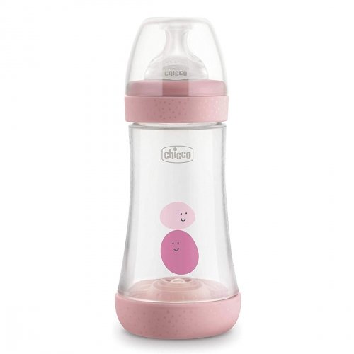 Бутылочка для кормления Chicco PERFECT 5 240 мл Розовый 20223.10.40