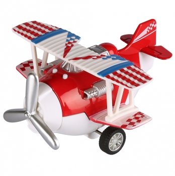 Детская игрушка самолет Same Toy Aircraft Металлический инерционный Красный SY8013AUt-3