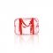 Прозрачная сумка в роддом S Сумочка 31х21х14 см Красный 1s9