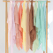 Муслиновая пеленка для детей ELA Textile&Toys Однотон Муслин Светло-зеленый 100х80 см MD002LG