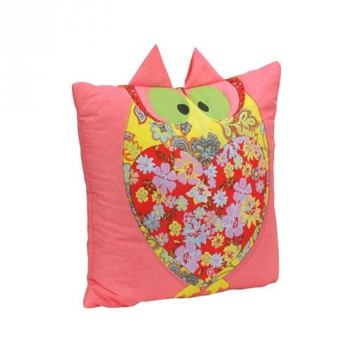 Декоративная подушка Руно Owl 40х40 см Розовый 311Owl