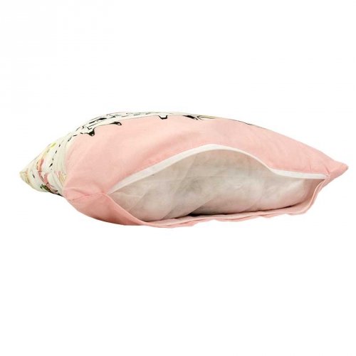 Декоративная подушка обнимашка Руно Girl 50х140 см Белый/Розовый 315.114Girl