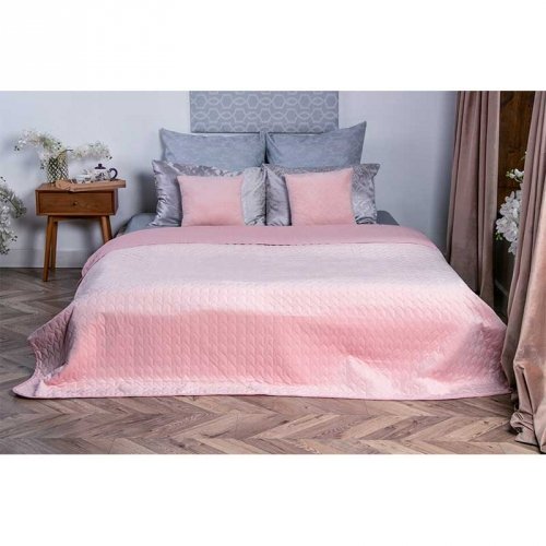 Покрывало на кровать Руно VeLour Rose 180х220 см Розовый 340.55_Rose