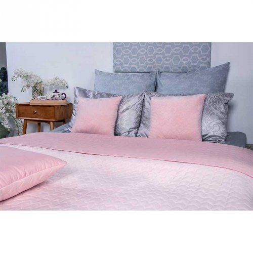 Покрывало на кровать Руно VeLour Rose 180х220 см Розовый 340.55_Rose