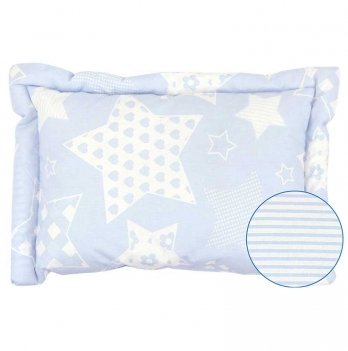 Детская подушка для сна Руно Blue star 40х60 см Голубой 309.02СЛУ_Blue star
