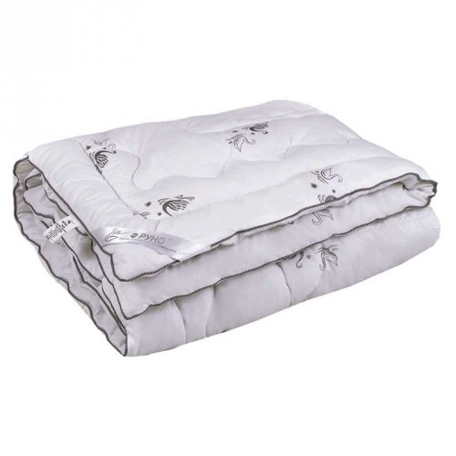 Детское одеяло зимнее из искусственного лебединого пуха Руно Silver Swan 140х105 см Белый 320.52_Silver Swan