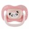 Пустышка силиконовая симметричная Canpol babies Exotic Панда 18+ мес Розовый 34/922_pand