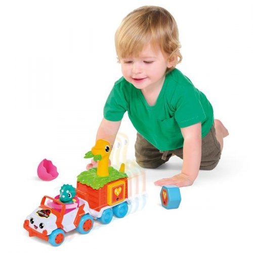 Детская игрушка машинка Toomies Jurassic World Динотрейлер E73253