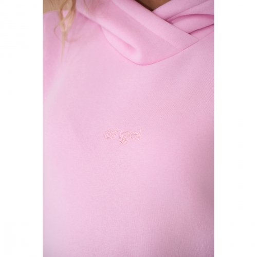 Худи для беременных и кормящих с начесом Юла Мама Angel Розовый SW-45.022