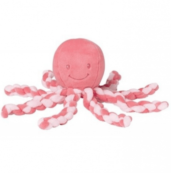 Мягкая игрушка Lapiduo Octopus Nattou, цвет коралловый