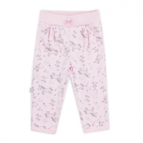 Штанишки для девочки SMIL, возраст от 6 до 18 месяцев, нежно-розовые с рисунком