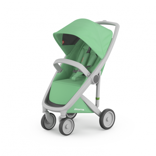 Коляска Greentom, Upp Classic, серая/мятная Коляска Greentom, Upp Classic, серая/мятная