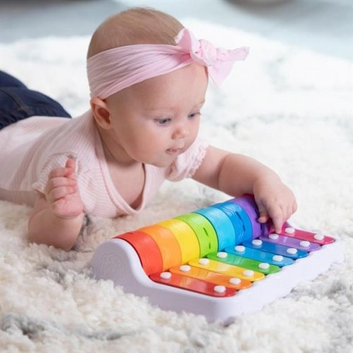 Музыкальная игрушка Fat Brain Toys Rock N' Roller Piano Ксилофон и звоночки F281ML