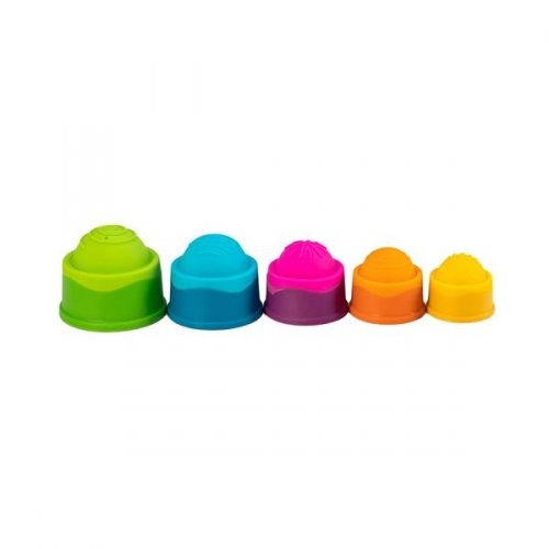 Развивающая игра пирамидка Fat Brain Toys Dimpl stack Чашки F293ML