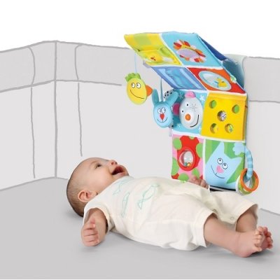 Развивающий центр для кроватки Весёлые друзья, Taf Toys, звук, свет