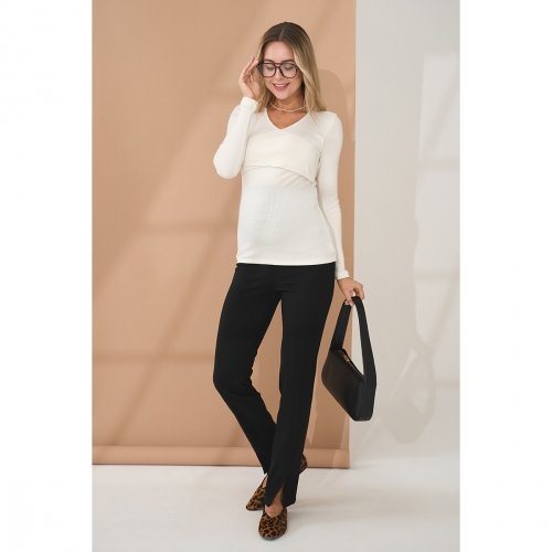 Штаны для беременных Юла Мама Luana Черный TR-45.121