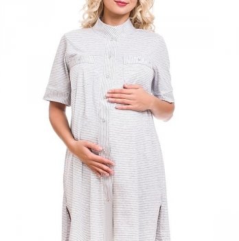Ночная сорочка для беременных и кормящих мам DISSANNA 1267