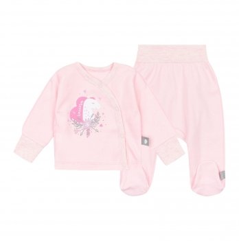 Набор одежды для новорожденных ЛяЛя 0 - 3 мес Интерлок Розовый К1ІН007_2-27