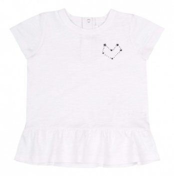 Футболка для девочки Bembi 9 - 18 мес Супрем Белый ФБ850