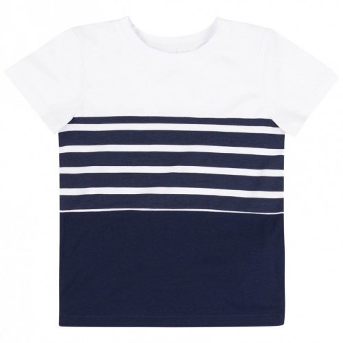 Футболка для мальчика Bembi 1 - 1,5 лет Супрем Белый/Синий ФБ870