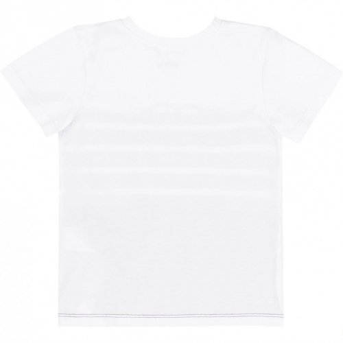 Футболка для мальчика Bembi 1 - 1,5 лет Супрем Белый/Синий ФБ870