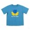 Детская футболка Bembi Stand with Ukraine 4 - 6 лет Супрем Голубой ФБ929