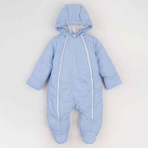 Зимний комбинезон детский ЛяЛя 3 - 12 мес Плащевка Голубой 8ПЛ084_3-39