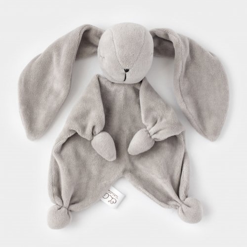 Комфортер игрушка для сна ELA Textile&Toys Зайчик Темно-серый K001GREY