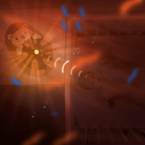 Музыкальный ночник проектор для новорожденных Zazu Henry Ежик ZA-HENRY-01