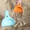 Игровой набор для песка и снега Quut, Raki, голубой/оранжевый
