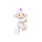 Интерактивная игрушка Happy Monkey White Белый THM6005