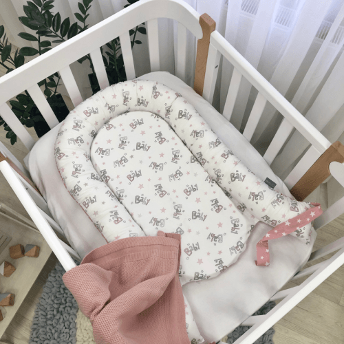 Кокон для новорожденных Маленькая Соня Baby Design Baby серо-пудровый Розовый 5019461