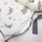 Кокон для новорожденных Маленькая Соня Baby Design Облака серые с месяцем Серый 5019487