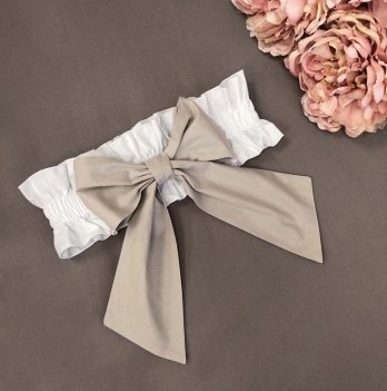 Бант на выписку Маленькая Соня Универсальный Бежевый 6000243