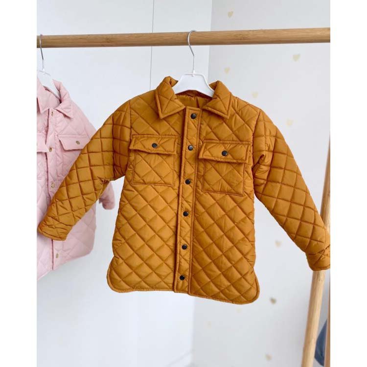 Демисезонная куртка детская My Little Fish Сафари стеганная 1-2 года Горчичный 770 Демисезонная куртка детская My Little Fish Сафари стеганная 1-2 года Горчичный 770