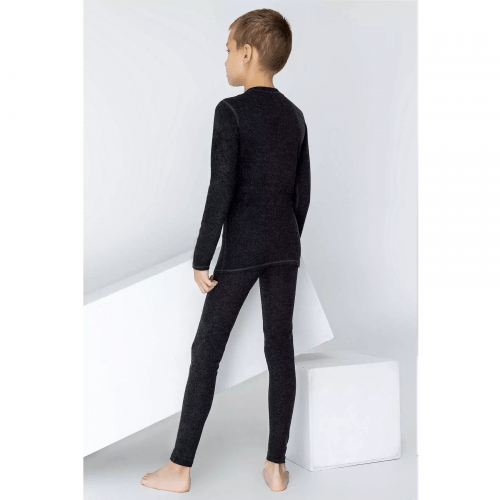 Детское термобелье для мальчика TotalFit Iceland 4 - 16 лет Темно-серый TRB1-V+TSB1-V