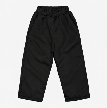 Зимние штаны детские ЛяЛя 7 - 17 лет Плащевка Черный 10ПЛ137_3-10