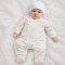 Флисовый комбинезон для новорожденных ЛяЛя 1 - 9 мес Флис Молочный 8ФЛ086_4-08