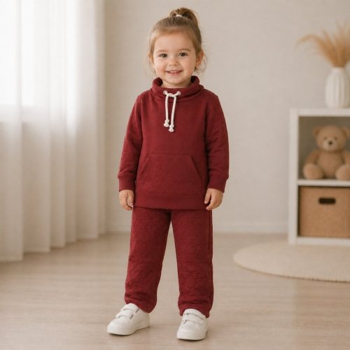 Спортивный костюм для девочки ЛяЛя 6 - 8 лет Капитон Коричневый/Белый К3КП148_2-226