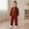 Спортивный костюм для девочки ЛяЛя 6 - 8 лет Капитон Коричневый/Белый К3КП148_2-226