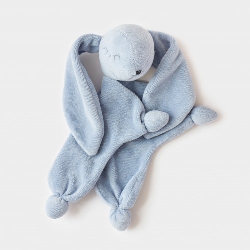 Набор для новорожденного ELA Textile&Toys Подуша и игрушка для сна Зайчик Джинс KPS001JEANS