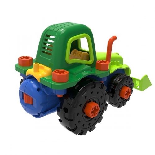 Конструктор Edu-Toys Трактор с инструментами JS030