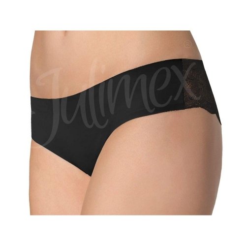 Трусики бесшовные Julimex Tanga черные