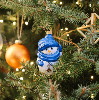 Елочная игрушка Rizdviani Istorii Сніговик Добряк 12,5 см 4820001178814