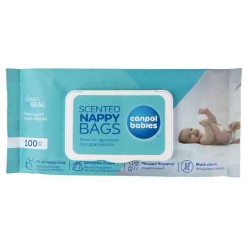 Пакеты для подгузников ароматизированные Canpol babies 100 шт 70/003