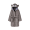Махровый халат для детей Sasha Koala 7 - 10 лет Махра Серый 4406/4