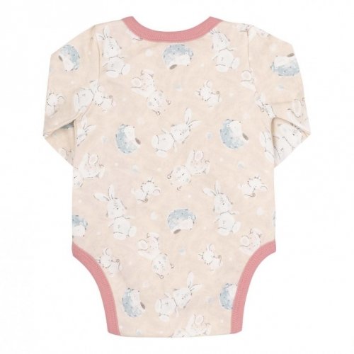 Набор одежды для новорожденных Bembi 1 - 6 мес Байка Бежевый/Розовый КП275