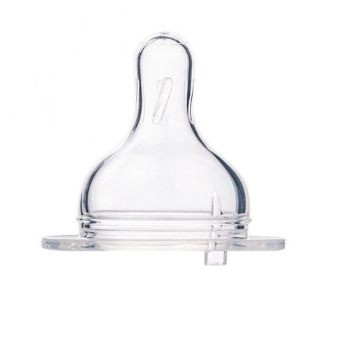 Соска силиконовая для бутылочек с широким отверстием EasyStart Canpol babies поток средний 6+ 21/721
