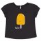 Летний костюм для девочки футболка и шорты Bembi 9 - 18 мес Супрем Черный/Желтый КС702